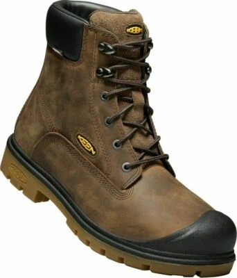 Keen 1018662 Men's Baltimore Steel Toe Waterproof Work Safety Boots Brown