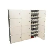 White Cube DIY Shoe Cabinet Rack Storage 3 Column 8 Row
