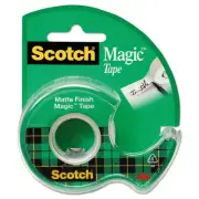 Scotch Magic Tape in Handheld Dispenser 3/4" x 300" 1" Core Clear 105