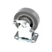 Giles 40806 Caster, 5In, Rigid W/Brake, Plate Mount