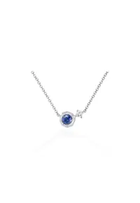 在飛比找ZALORA購物網優惠-Mori blue sapphire necklace