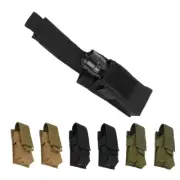 2pcs Outdoor Tactical Molle Nylon Flashlight Pouch Holder Bag 4 Colors Bag Pack