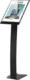Heavy Duty Floor Advertising Stand Menu Stand A3 Sign Poster Stand KT Board Sign Stand Poster Stand Replaceable Advertisement Rack Floor Display Stands black