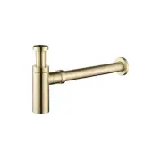 Fontaine Rosa Bottle Trap Waste Pipe Brushed Gold