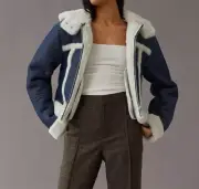 Urban Outfittet UO Roselyn Faux Shearling Jacket - size L - NWT - $129