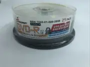 SKILCRAFT Built In Burning Dvd-r 25 Pack 7045-01-599-2658 Encryption 4.7 Gb