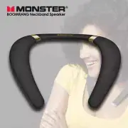 Monster Boomerang Stereo Neckband Bluetooth Speaker 12H Playtime IPX7 Waterproof