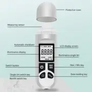 Light Meter Digital Illuminance Meter Handheld Lux Tester LCD 0-200000 LuxFC