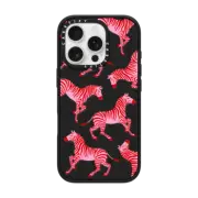 iPhone 16 Pro Impact Case Pink Zebra