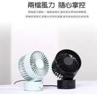 在飛比找Yahoo!奇摩拍賣優惠-L 新品日系風 雙扇靜音風扇 雙葉翼電扇 雙葉設計 USB桌