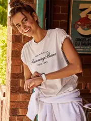 Running Bare Totem Tee: Oversized Women's Gym T-shirt
