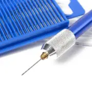 21pcs Mini Twist Micro-Drill Bits Set & Aluminum Hand Drill & Case For Hobby