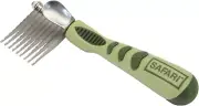 Pet Safari Dog De-Matting Comb - Serrated Stainless Steel Grooming Tool for Dogs
