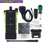 HAMGEEK APX-8000 12W Dual Band Radio VHF UHF Transceiver Dual PTT + Microphone