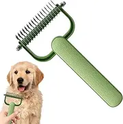Dematting Comb - Shedding Brush,Dematting Comb Detangling Grooming Undercoat Brush Mats Shedding Loose Hair for All Breeds