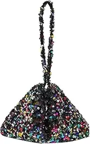 [BOLLEY JOSS] Sparkle Sequins Mini Purse for Women Bling Evening Handbag Clutch Glitter Shoulder Bag for Party Wedding