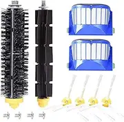 Accessory for iRobot Roomba 600 610 620 630 645 650 655 660 680 500 Series Model 595 Replacement Kit Replenishment Parts Set Filter Side Brush Bristle Flexible