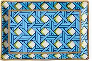 Jonathan Adler Basketweave Rectangle Tray