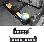 CheroCar CheroCar Rear Under Seat Storage Expansion Rack Fit for Dodge RAM 1500 2500 3500 2018 2019 2020 2021 2022 2023 2024 2025+,MOLLE Panel Modular Under Seat Storage Solution