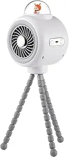 Stroller Fan, Portable Pram Fan Cute Handheld Fans, USB Rechargeable, 3 Speeds, 5H/7H/12H Use Time, Suitable for Stroller, Crib, Car, Capming, Outdoor