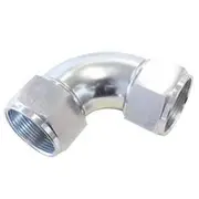 Aeroflow 90° Full Flow Female Coupler -20AN, AF583-20S