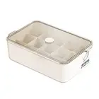 Capacity Underwear Storage Box with Dustproof Cover, Bedroom Socks6357