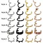 Septum Clicker Nose Rings-Titanium Hinged Segment Ring Body Piercing Jewelry 1PC