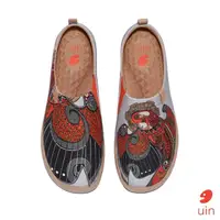 在飛比找momo購物網優惠-【uin】西班牙原創設計 男鞋 獵鷹彩繪休閒鞋M101036