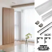 ANYAWEN 1066mm Concealed Sliding Barn Door Hardware with Soft Close Mechanism...