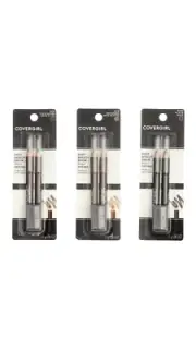 Set of 9 CoverGirl Easy Breezy Brow Fill + Define Pencil Crayons with Sharpeners