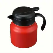 Reusable Insulated Stainless Steel Coffee Pot - Keeps Drinks Hot/Cold, Tea Water Separation, Leak-Proof, Durable, Easy to Clean - Perfect for Holid...