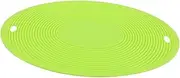 LIFKICH Silicone Heat Insulation Pad Kitchen Pads Heating Pads Thickened Heating Pads Rectangular Heating Pads Baking Pan Roasting Pan Ellipse Heating Pads Hot Mats Light Green