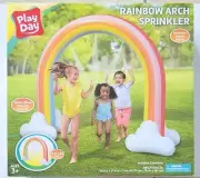 Rainbow Arch Sprinkler Toy Kids Toddler Inflatable Pool Spray Outdoor Water Play