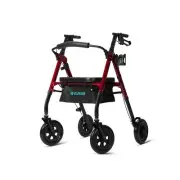 ELENKER All-Terrain Heavy Duty Rollator Walker with Wide Seat and Backrest, 1...