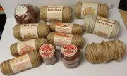 Vintage Plue One Macrame Polypropylene Poly Cord, Jute - New Old Stock