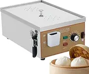 2/4/6-Hole Electric Steamed Bun Machine, Commercial Dim Sum Steamer, 30~110°C Temperature, Dry Boiling/Water Shortage Alarm, Independent Water Supply, for Home Store Buffet Restaurant Two-Hole