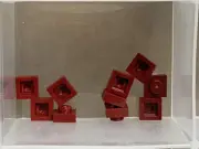 LEGO Parts - Dark Red Plate 1 x 1 - No 3024 - QTY 10