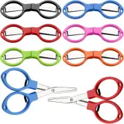 6 Pcs Travel Folding Scissors Telescopic Cutter Trip Scissors for School Office