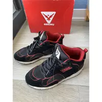 在飛比找蝦皮購物優惠-（二手）絕版 韓國 SBENU鞋子 內增高 黑紅色 給24.