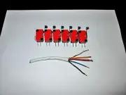Omron Snap Switch V-156-1C25 Home Switches (Set Of 6) & 36ft 18/4 Shielded Cable