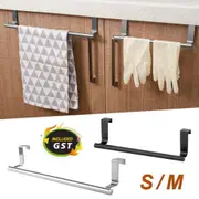 Tea Towel Holder Bathroom Rail Hook Over Door Bar Rack Cupboard Hanger Kitchen