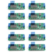1-10PCS DC 12V Multifunction PLC Self-lock Delay Relay Cycle Timer Module Switch