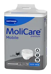 MoliCare Mobile Premium 10D Pull-Ups Large (100 - 150cm, 2616mL)( 4x14) Carton of 56's