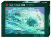 2000piece HEYE Puzzle Matthew Cusick Map Wave