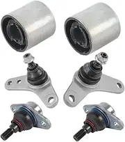 Front Control Arm Bushing Ball Joint Kit Compatible For MINI R50 R52 R53 ONE COOPER Cabrio 31126757551 31106779437 31106779438 31126783443