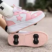 Roller skate shoes kids boys girls sport game gift boot child 4 wheels sneaker