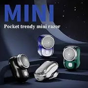 2023 New Upgrade Powerful Storm Shaver Men's Electric Shavers, Rechargeable USB Electric Shaver, Portable Mini Shaver, Pocket Size Wet and Dry, Easy One-Button