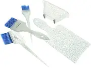 WOONEKY Hair Dye Kit 5pc Set Brush Bowl Plate Hair Coloring Tools Perfect for Diy