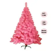 SALE 5ft/1.5M Pink Christmas Tree Home Office Xmas Decoration 398 Tips PNK150
