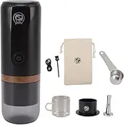 Portable Coffee Maker Capsule Coffee - USB Charging Stainless and Glass - Capsule Coffee Machine for Outdoor Home Office